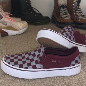 Classic checkered vans